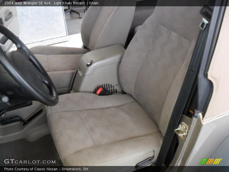 Light Khaki Metallic / Khaki 2004 Jeep Wrangler SE 4x4