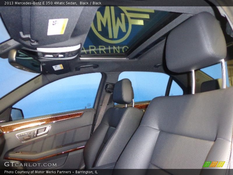 Black / Black 2013 Mercedes-Benz E 350 4Matic Sedan