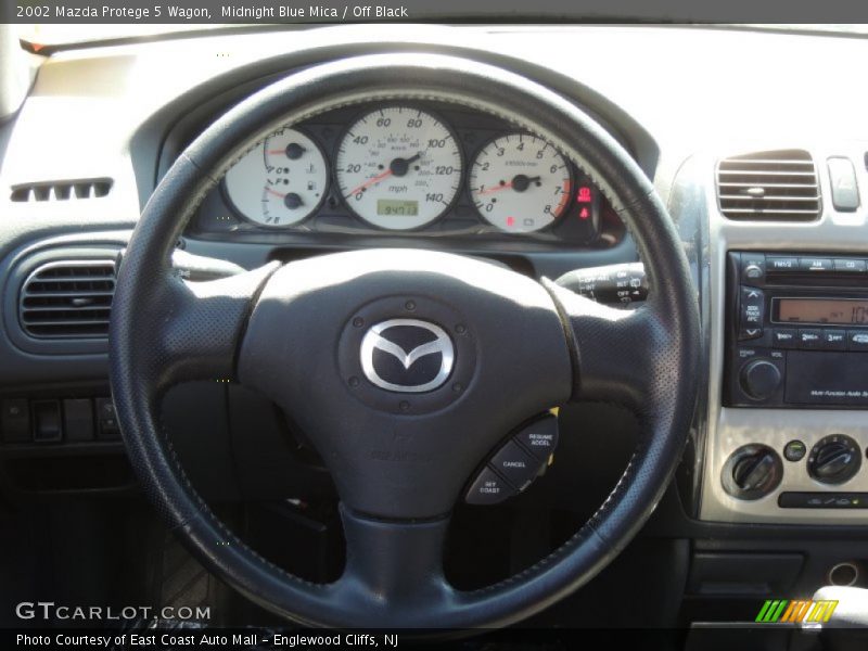 Midnight Blue Mica / Off Black 2002 Mazda Protege 5 Wagon