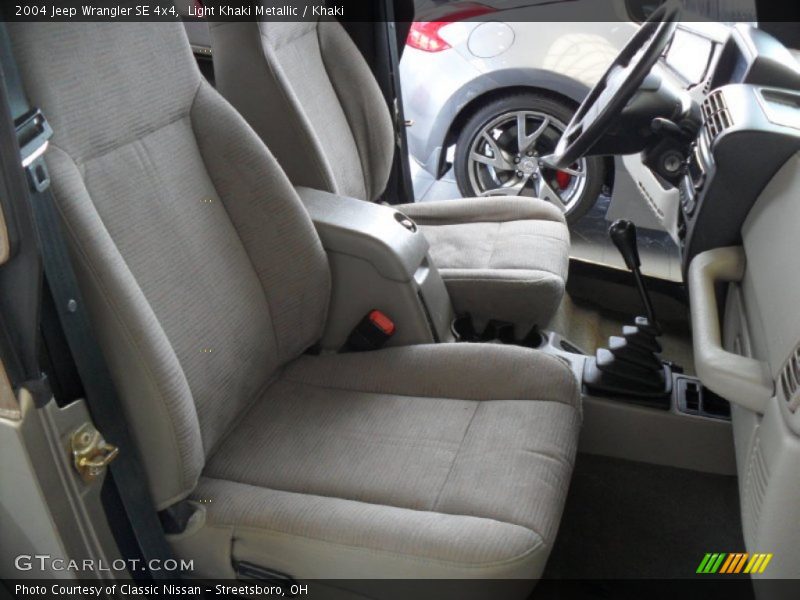 Light Khaki Metallic / Khaki 2004 Jeep Wrangler SE 4x4