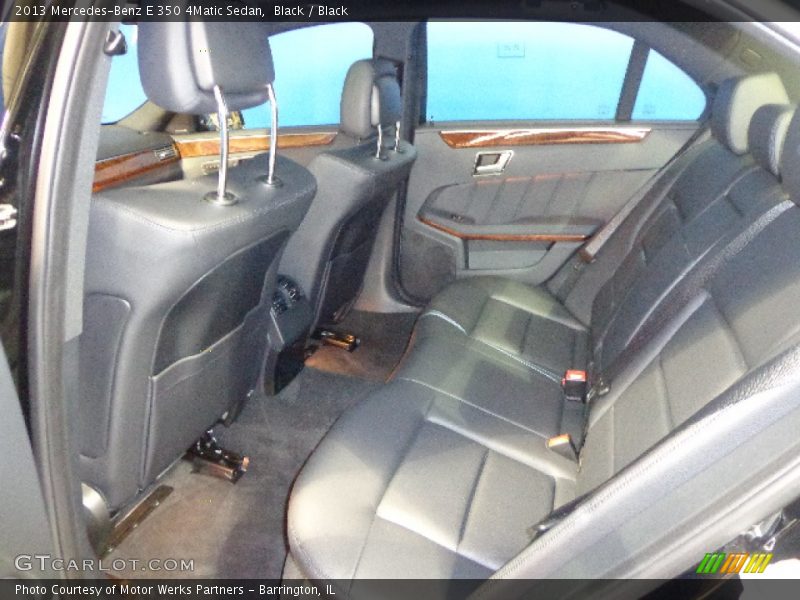 Black / Black 2013 Mercedes-Benz E 350 4Matic Sedan