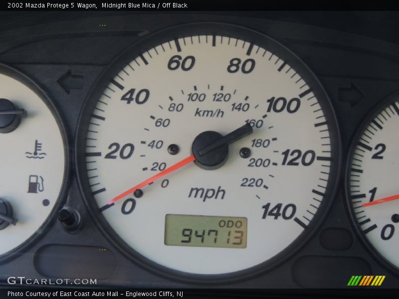 Midnight Blue Mica / Off Black 2002 Mazda Protege 5 Wagon