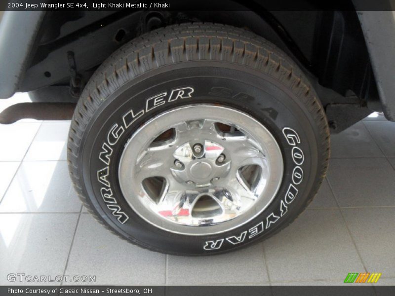 Light Khaki Metallic / Khaki 2004 Jeep Wrangler SE 4x4