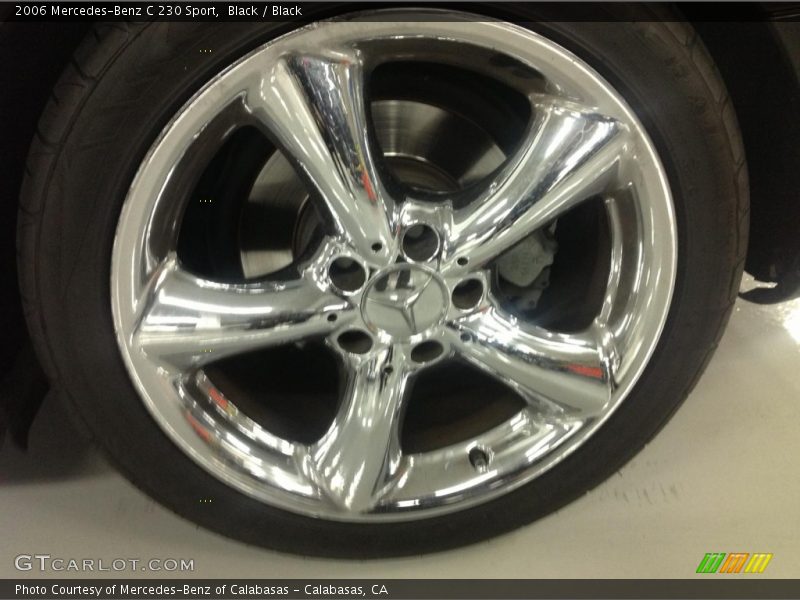 Black / Black 2006 Mercedes-Benz C 230 Sport