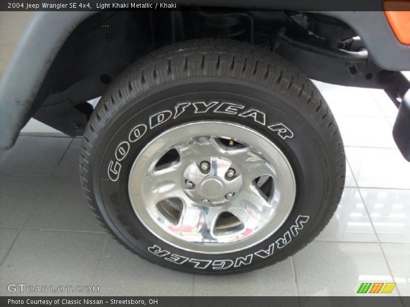 Light Khaki Metallic / Khaki 2004 Jeep Wrangler SE 4x4