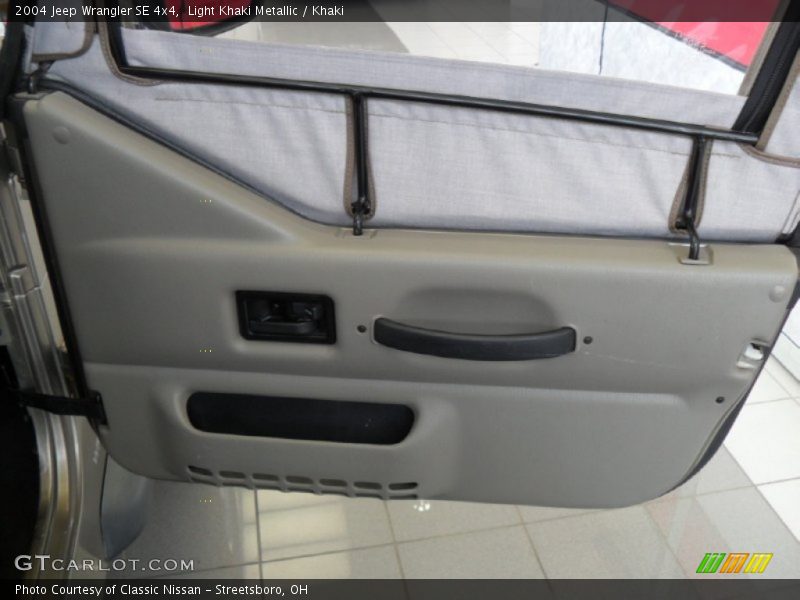 Light Khaki Metallic / Khaki 2004 Jeep Wrangler SE 4x4