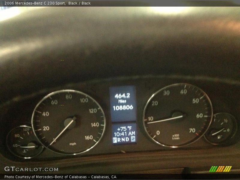 Black / Black 2006 Mercedes-Benz C 230 Sport