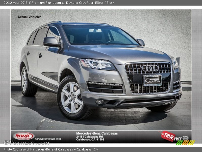 Daytona Gray Pearl Effect / Black 2010 Audi Q7 3.6 Premium Plus quattro