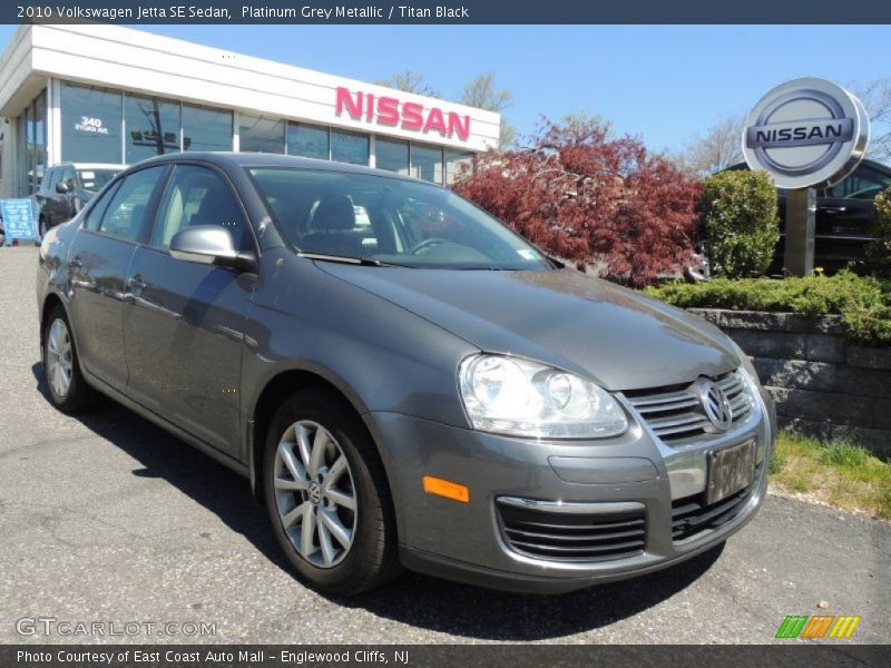 Platinum Grey Metallic / Titan Black 2010 Volkswagen Jetta SE Sedan