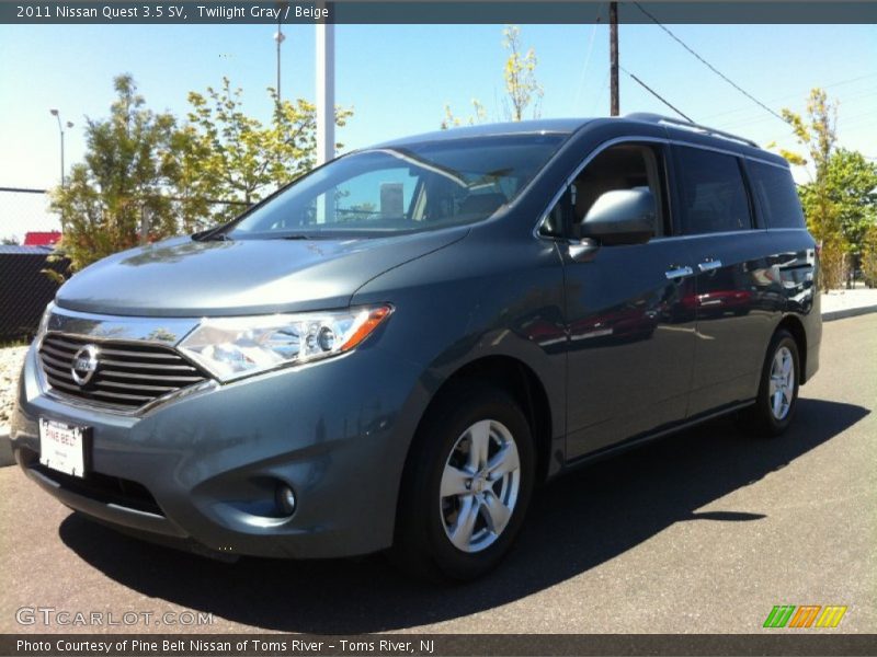 Twilight Gray / Beige 2011 Nissan Quest 3.5 SV