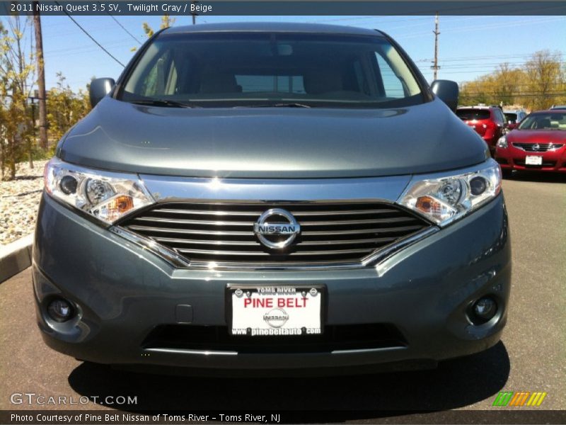Twilight Gray / Beige 2011 Nissan Quest 3.5 SV