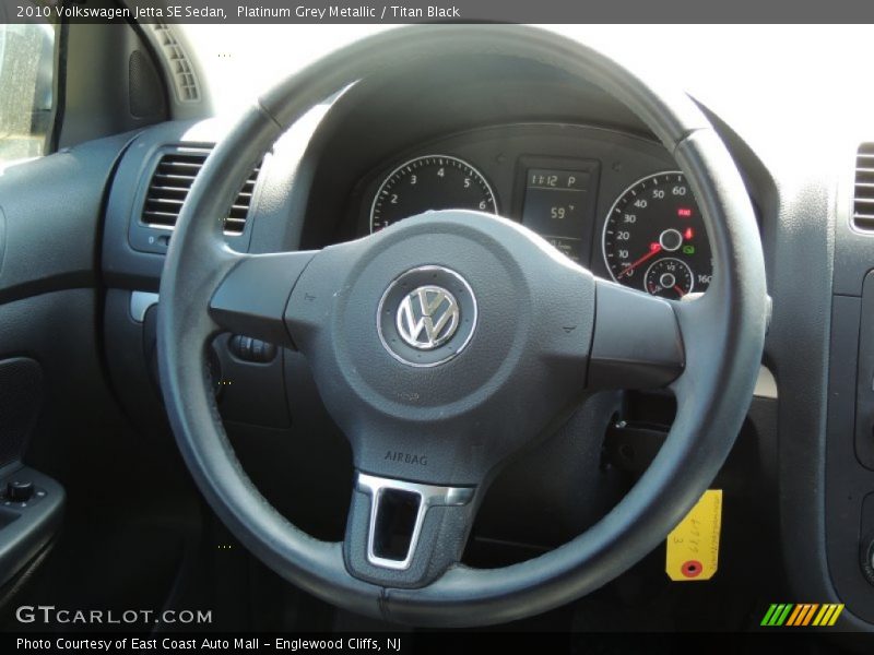 Platinum Grey Metallic / Titan Black 2010 Volkswagen Jetta SE Sedan