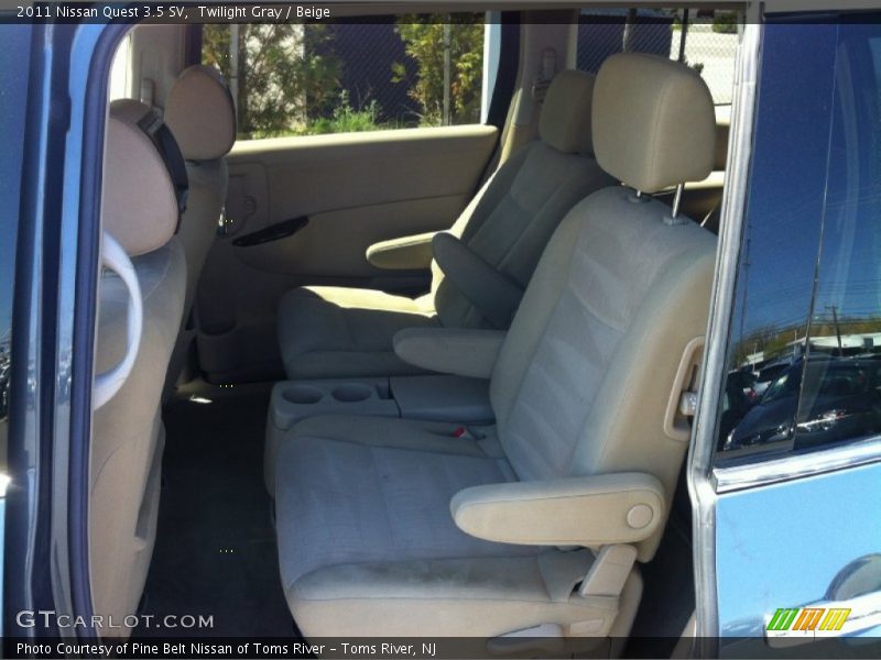 Twilight Gray / Beige 2011 Nissan Quest 3.5 SV