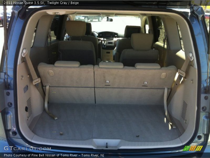 Twilight Gray / Beige 2011 Nissan Quest 3.5 SV