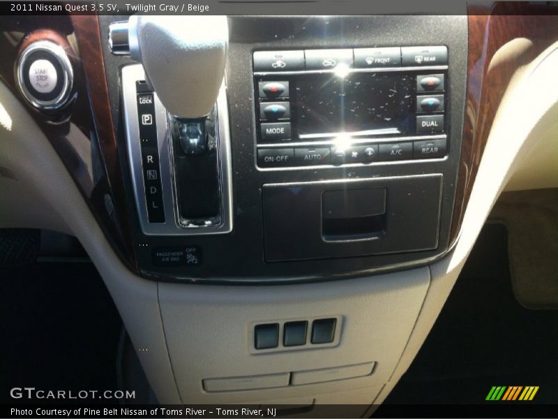 Twilight Gray / Beige 2011 Nissan Quest 3.5 SV