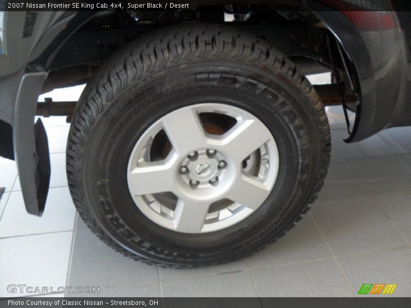 Super Black / Desert 2007 Nissan Frontier SE King Cab 4x4