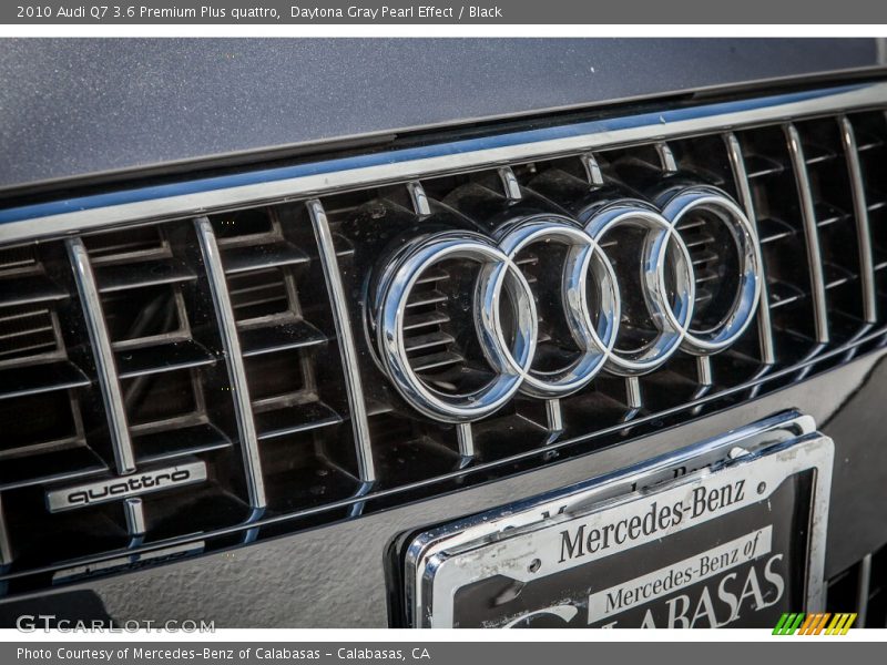 Daytona Gray Pearl Effect / Black 2010 Audi Q7 3.6 Premium Plus quattro