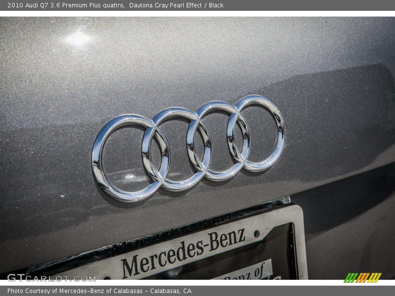 Daytona Gray Pearl Effect / Black 2010 Audi Q7 3.6 Premium Plus quattro