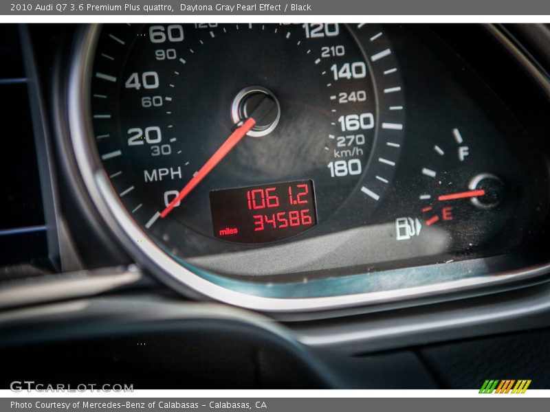Daytona Gray Pearl Effect / Black 2010 Audi Q7 3.6 Premium Plus quattro