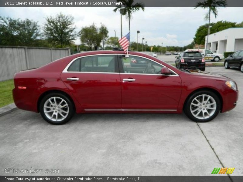 Red Jewel Tintcoat / Cocoa/Cashmere 2011 Chevrolet Malibu LTZ