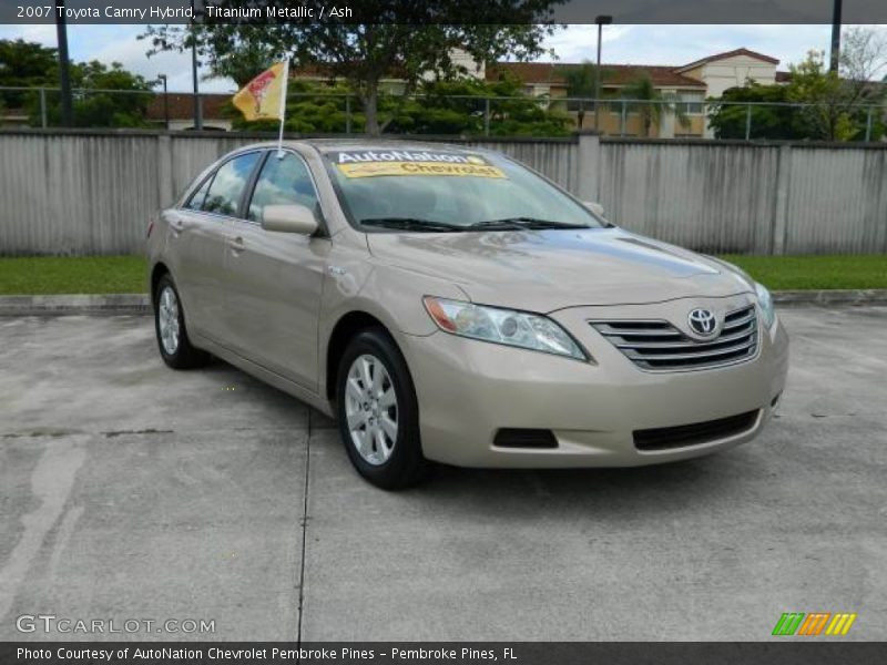 Titanium Metallic / Ash 2007 Toyota Camry Hybrid