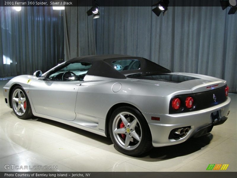 Silver / Black 2001 Ferrari 360 Spider