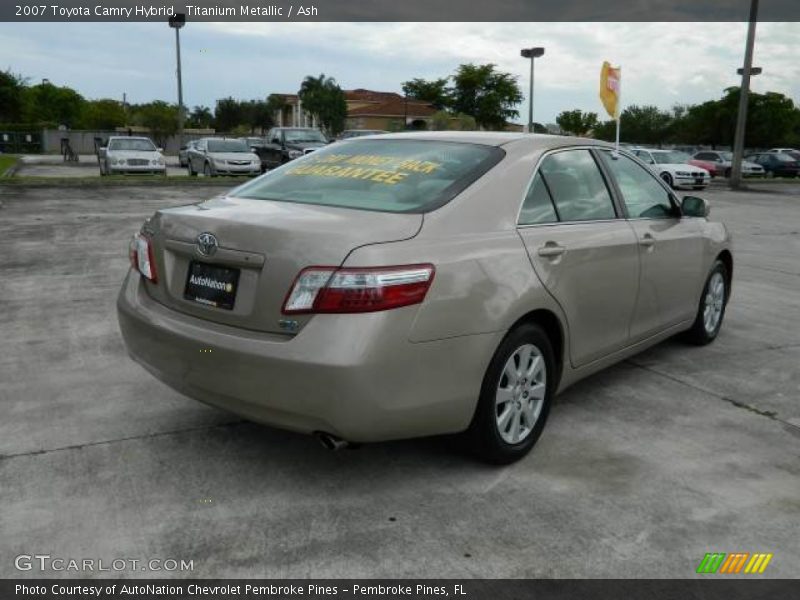 Titanium Metallic / Ash 2007 Toyota Camry Hybrid