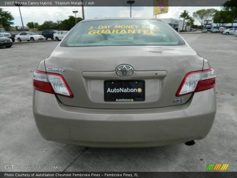 Titanium Metallic / Ash 2007 Toyota Camry Hybrid