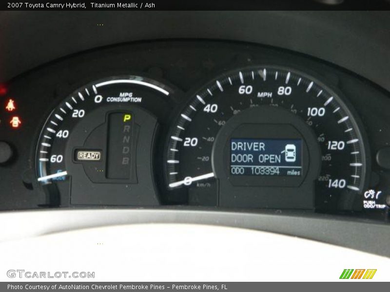 Titanium Metallic / Ash 2007 Toyota Camry Hybrid