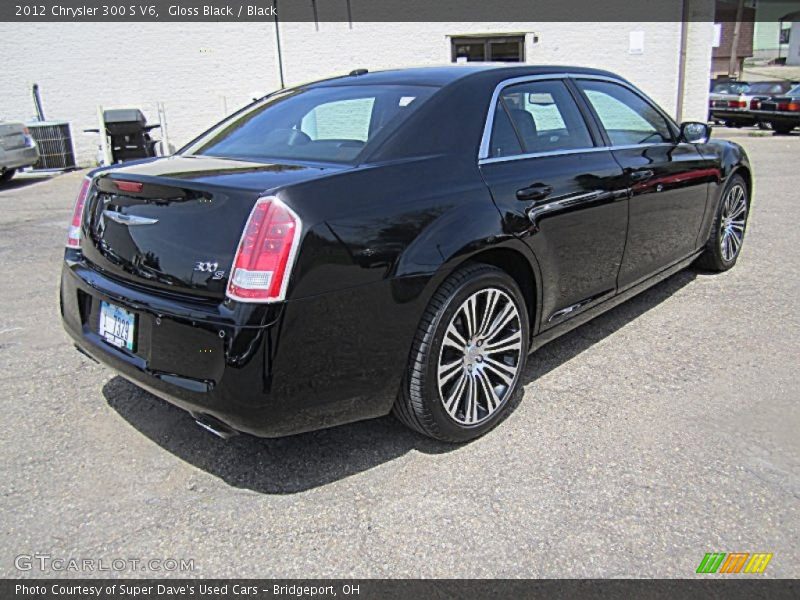 Gloss Black / Black 2012 Chrysler 300 S V6