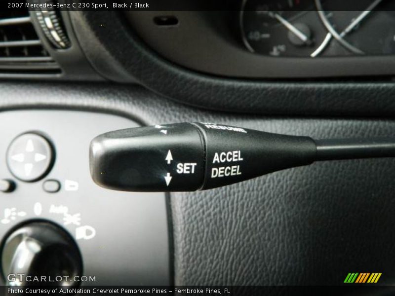 Black / Black 2007 Mercedes-Benz C 230 Sport