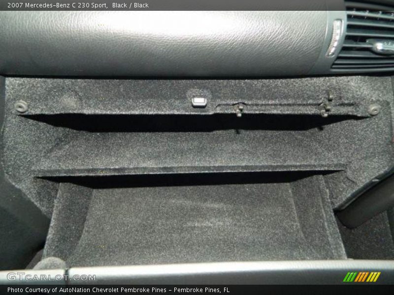 Black / Black 2007 Mercedes-Benz C 230 Sport