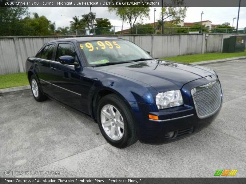 Midnight Blue Pearlcoat / Dark Slate Gray/Light Graystone 2006 Chrysler 300 Touring