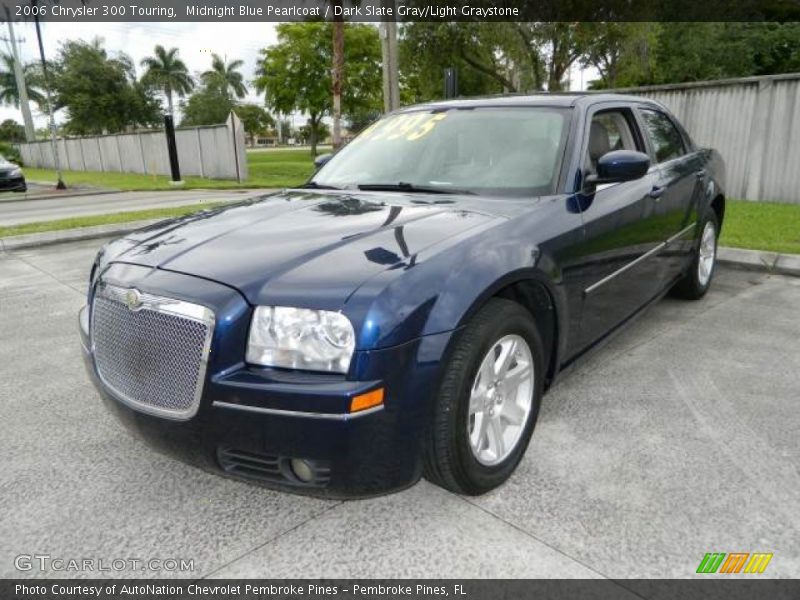 Midnight Blue Pearlcoat / Dark Slate Gray/Light Graystone 2006 Chrysler 300 Touring
