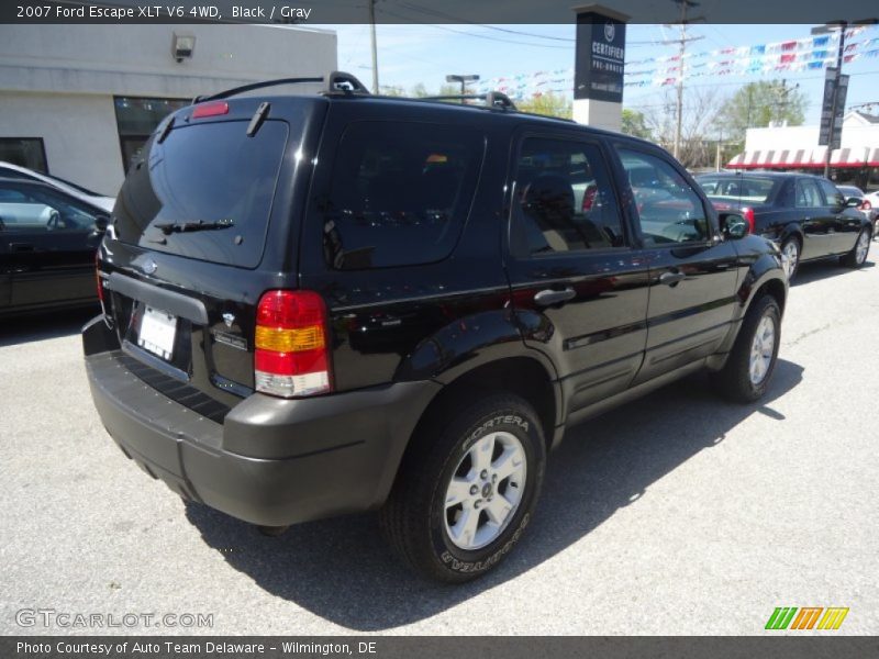 Black / Gray 2007 Ford Escape XLT V6 4WD