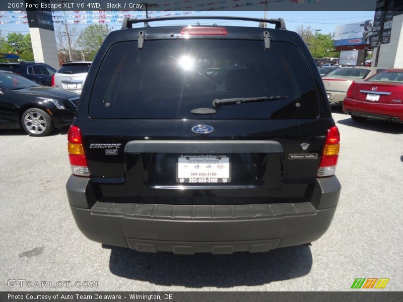 Black / Gray 2007 Ford Escape XLT V6 4WD