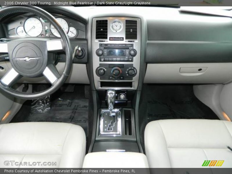 Midnight Blue Pearlcoat / Dark Slate Gray/Light Graystone 2006 Chrysler 300 Touring