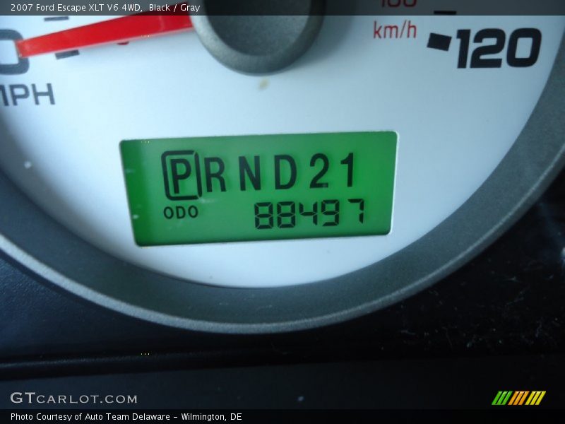 Black / Gray 2007 Ford Escape XLT V6 4WD