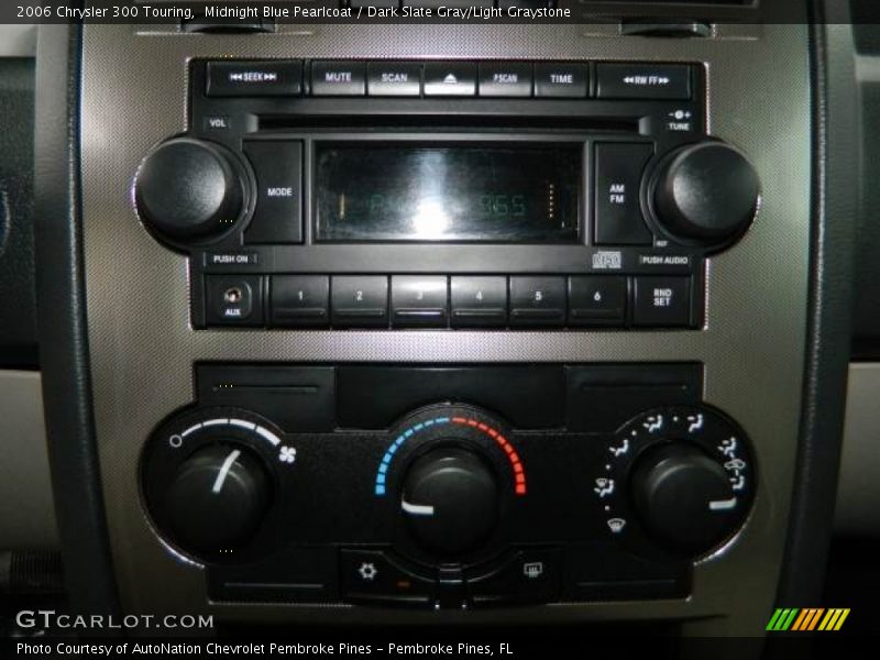 Midnight Blue Pearlcoat / Dark Slate Gray/Light Graystone 2006 Chrysler 300 Touring
