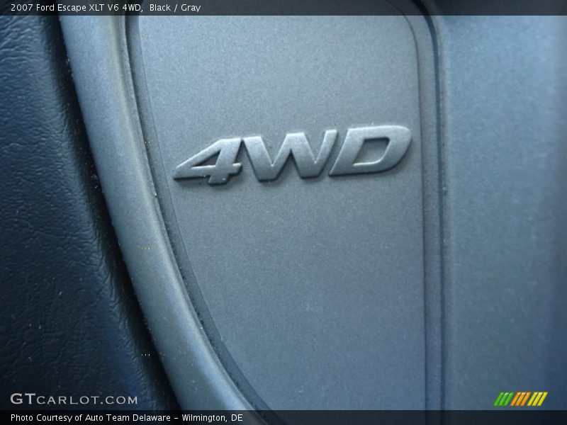 Black / Gray 2007 Ford Escape XLT V6 4WD