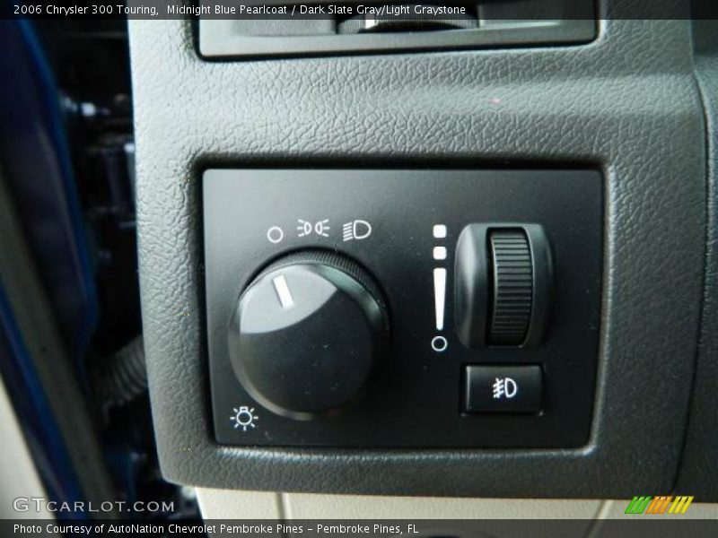 Midnight Blue Pearlcoat / Dark Slate Gray/Light Graystone 2006 Chrysler 300 Touring