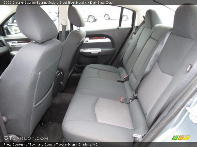 Steel Silver Metallic / Dark Slate Gray 2009 Chrysler Sebring Touring Sedan
