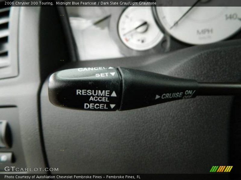 Midnight Blue Pearlcoat / Dark Slate Gray/Light Graystone 2006 Chrysler 300 Touring
