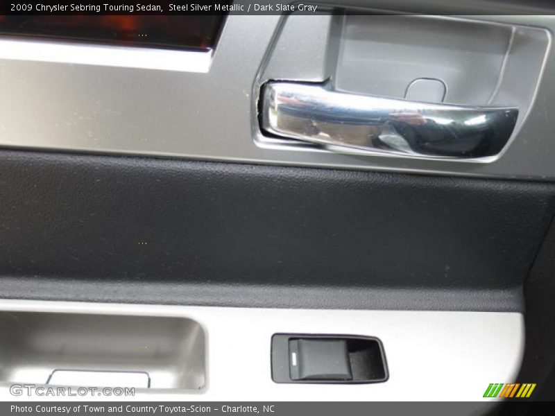 Steel Silver Metallic / Dark Slate Gray 2009 Chrysler Sebring Touring Sedan