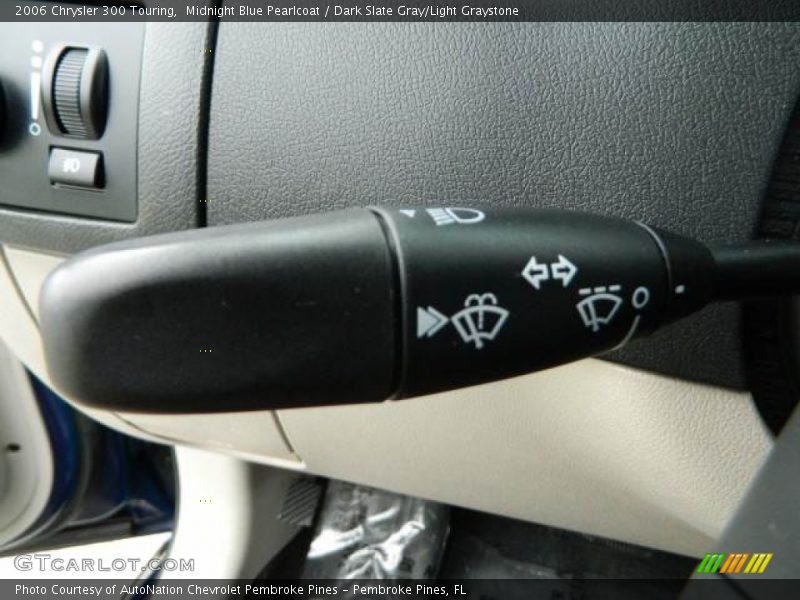 Midnight Blue Pearlcoat / Dark Slate Gray/Light Graystone 2006 Chrysler 300 Touring