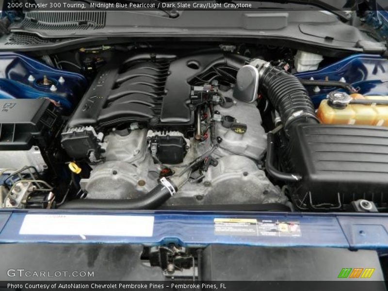 Midnight Blue Pearlcoat / Dark Slate Gray/Light Graystone 2006 Chrysler 300 Touring