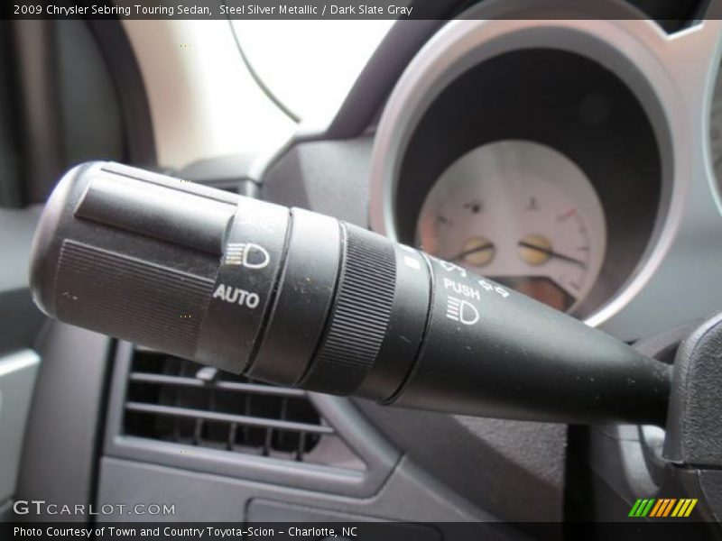 Steel Silver Metallic / Dark Slate Gray 2009 Chrysler Sebring Touring Sedan