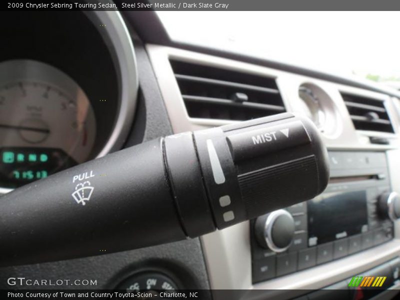 Steel Silver Metallic / Dark Slate Gray 2009 Chrysler Sebring Touring Sedan