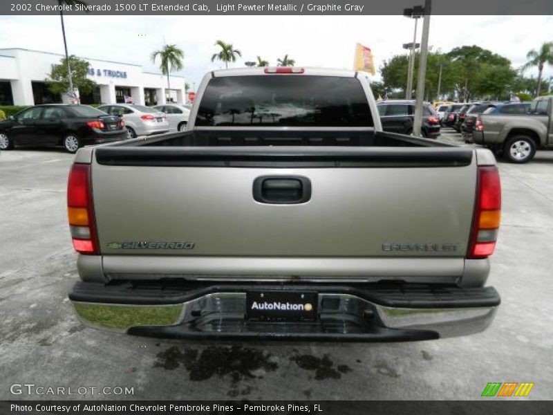 Light Pewter Metallic / Graphite Gray 2002 Chevrolet Silverado 1500 LT Extended Cab