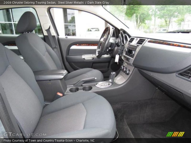 Steel Silver Metallic / Dark Slate Gray 2009 Chrysler Sebring Touring Sedan